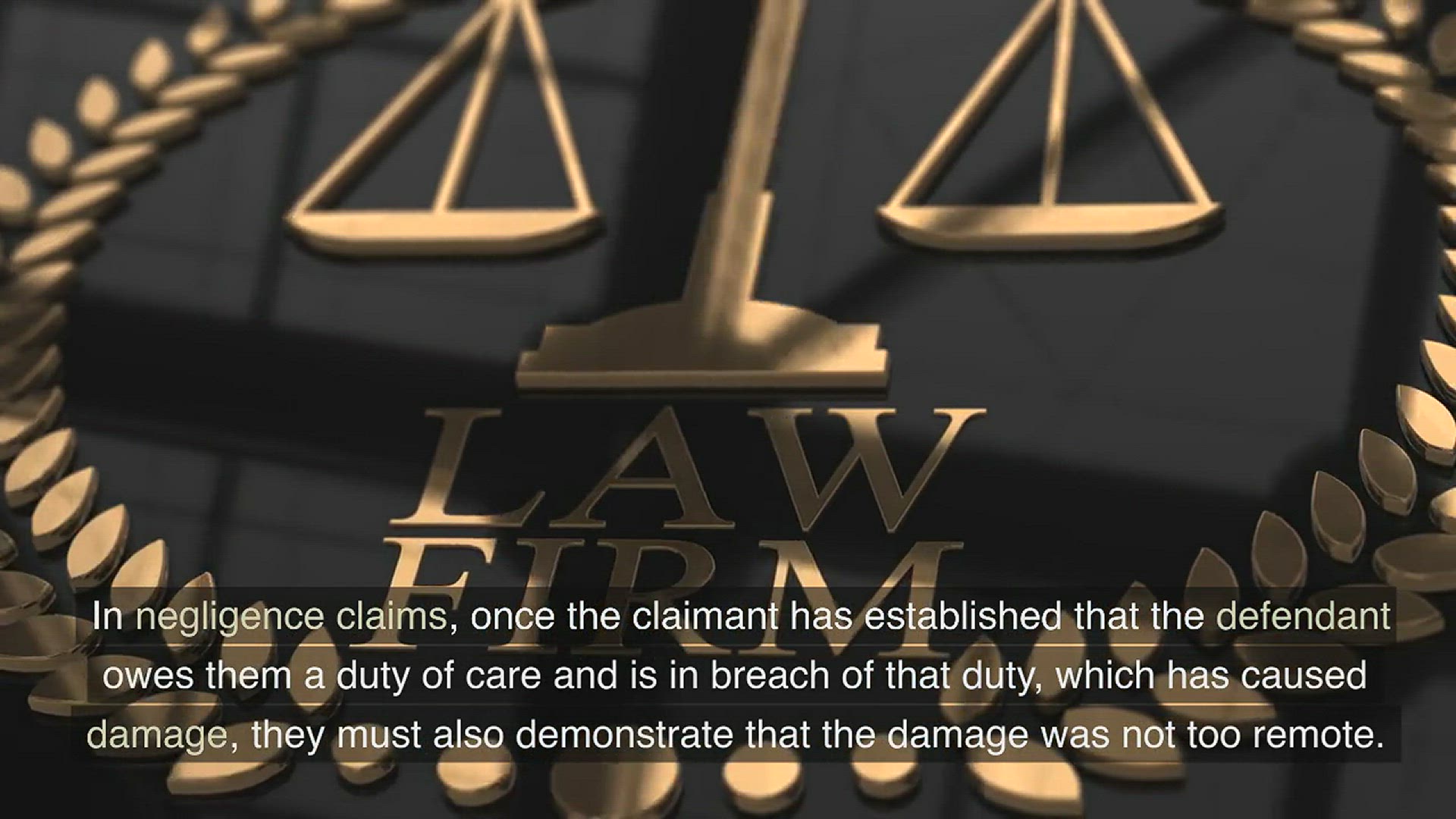 Video thumbnail for Remoteness of damage - Tort law www.e-lawresources.co.uk