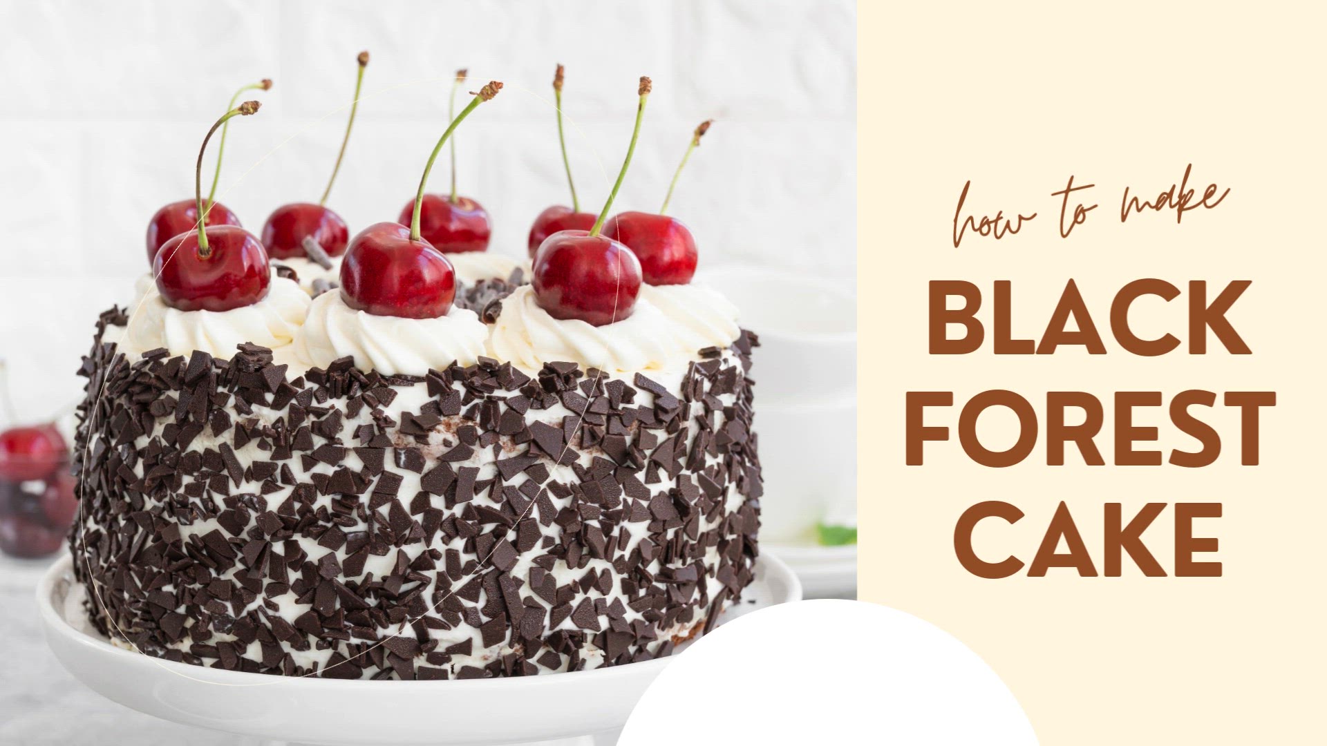 'Video thumbnail for Black Forest Cake'