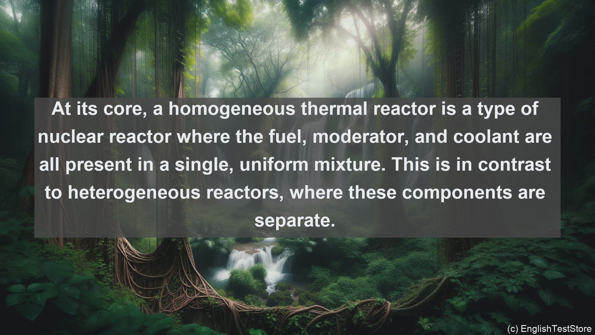 'Video thumbnail for Homogeneous thermal reactor in science  definition and examples'