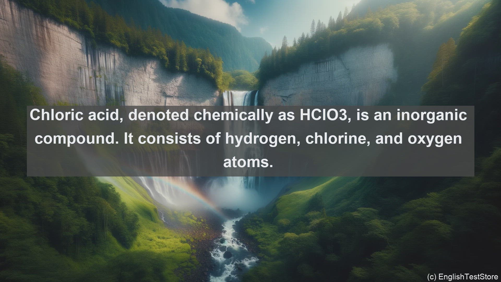 'Video thumbnail for Chloric acid in science  definition and examples'