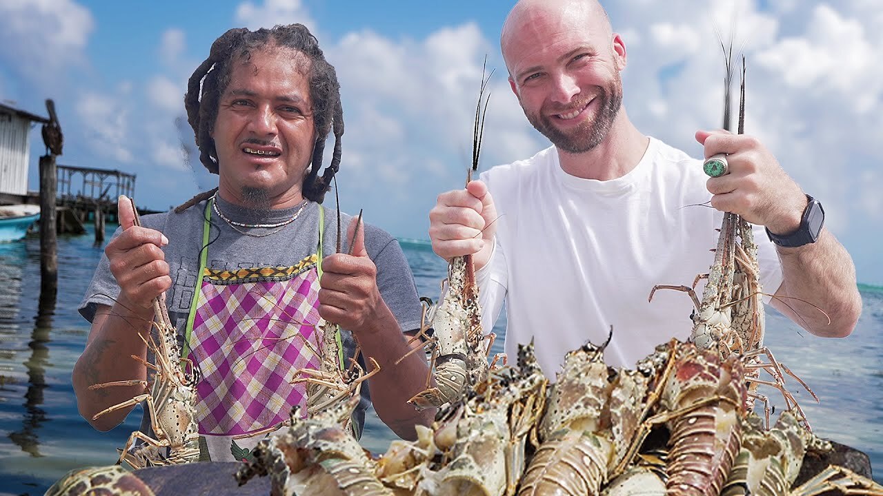 'Video thumbnail for The BEST BELIZE FOOD in Caye Caulker, Belize!'