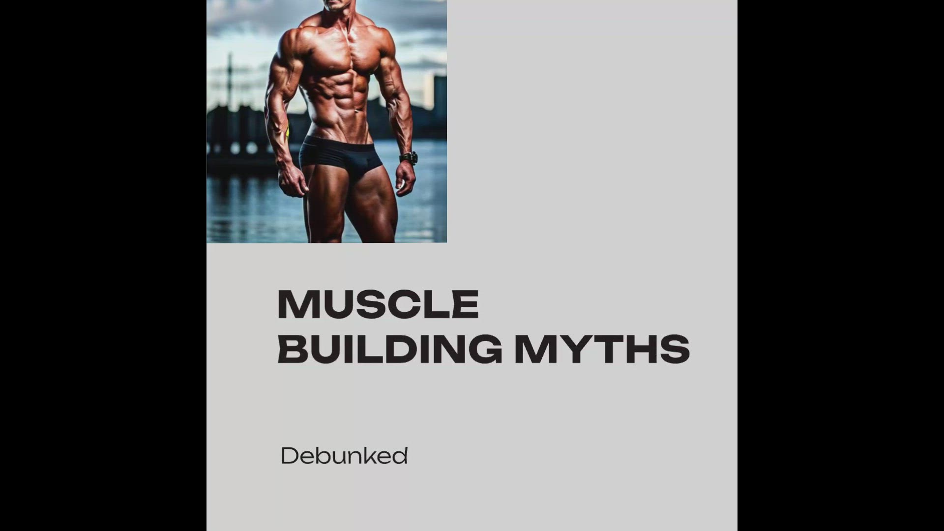 'Video thumbnail for Muscle building misconceptions'