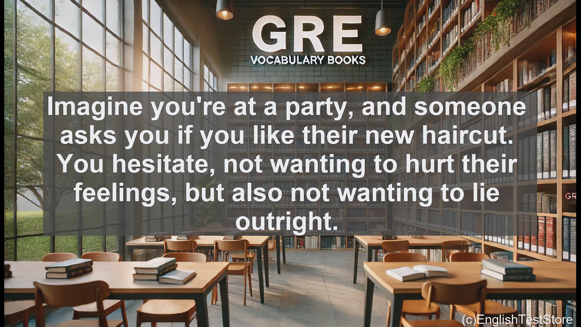 'Video thumbnail for GRE Vocabulary Lesson: The Art of Prevarication - Avoiding the Truth with Finesse'