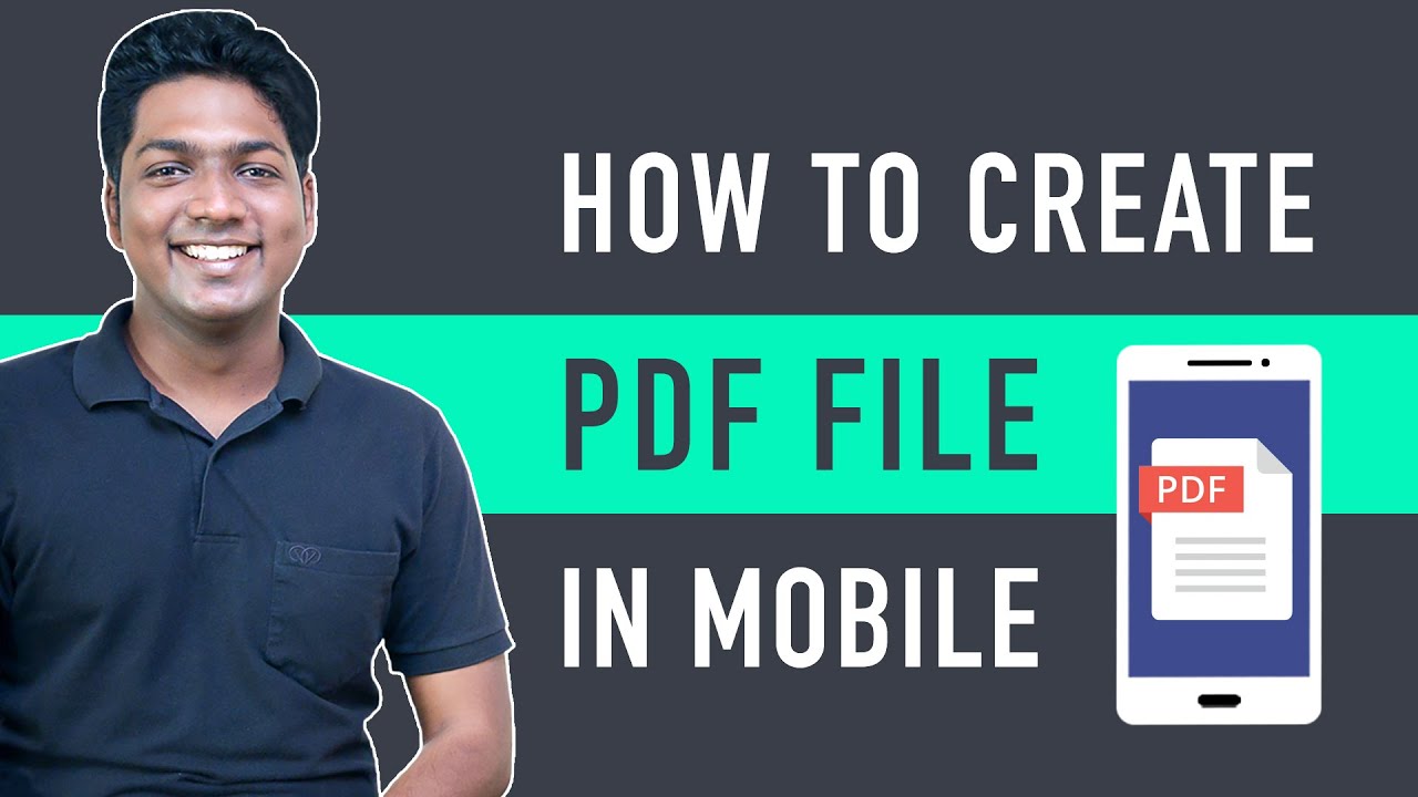 'Video thumbnail for How to Create a PDF file on your Mobile'