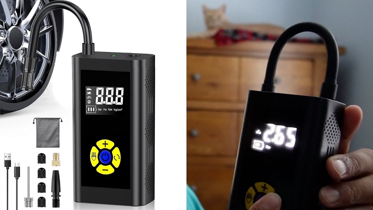 'Video thumbnail for Tire Inflator Portable Air Compressor Review'