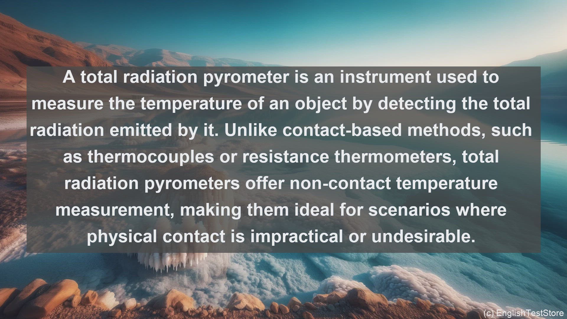 'Video thumbnail for Total radiation pyrometer in science  definition and examples'
