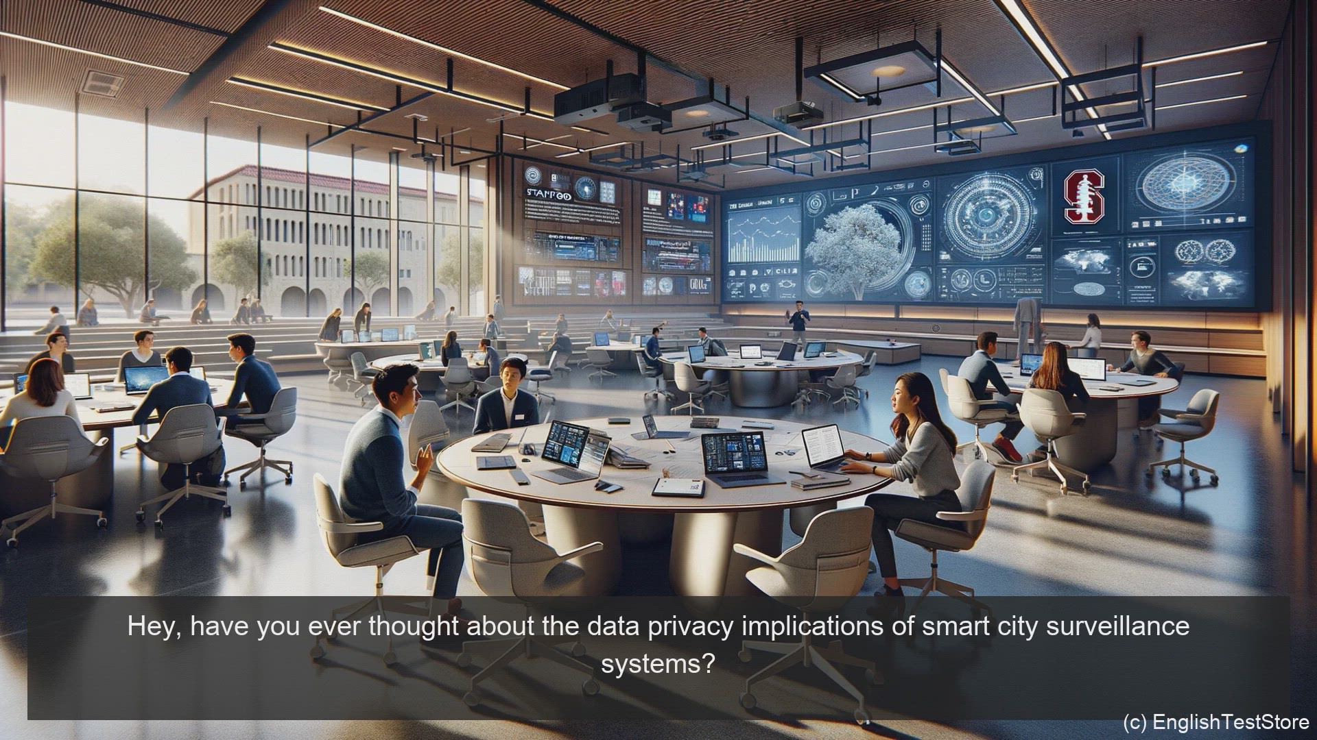 'Video thumbnail for English Conversation for Informatics Engineering: Data Privacy in Smart City Surveillance'