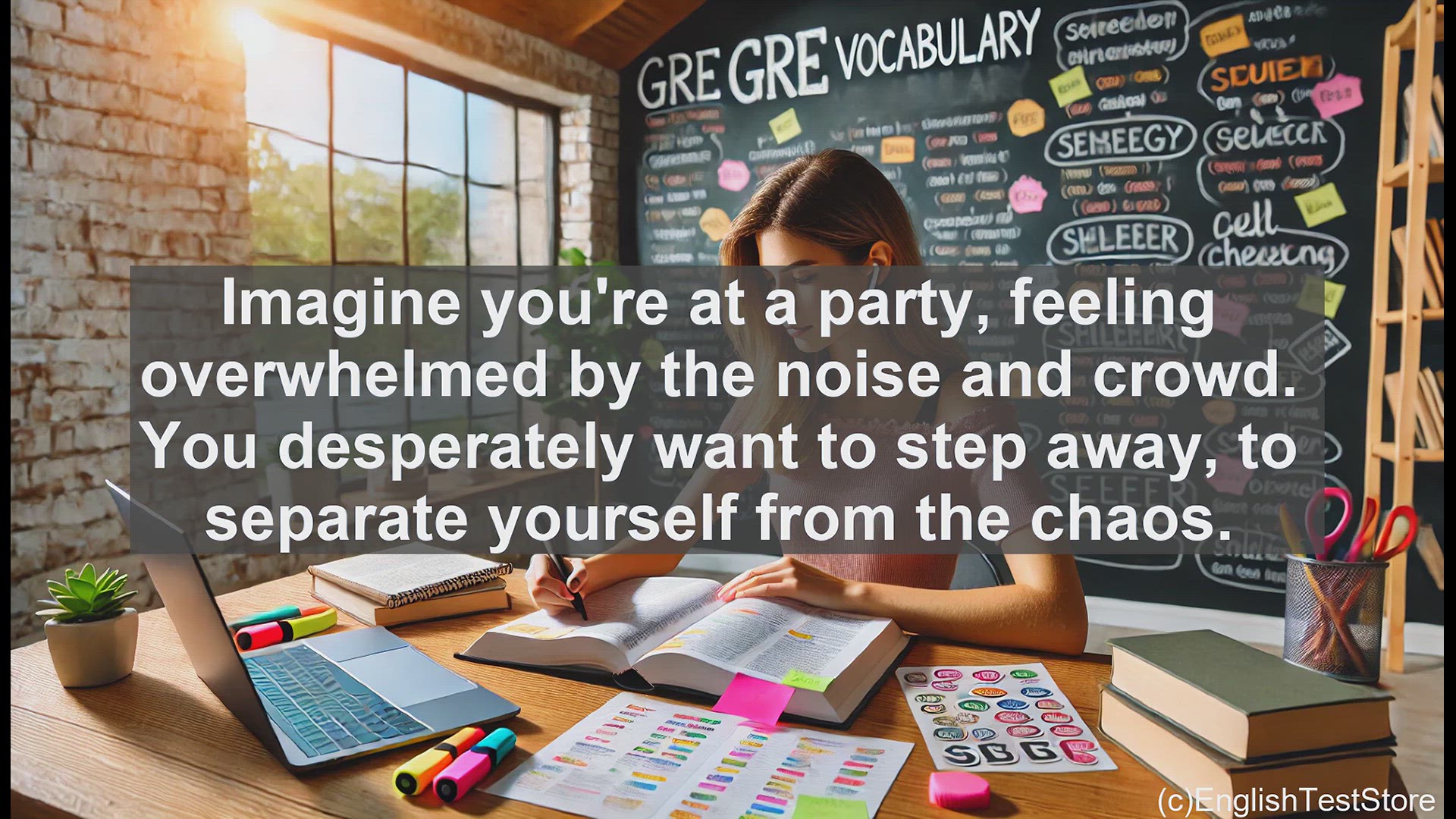 'Video thumbnail for GRE Vocabulary Lesson: Mastering the Word 'Disengage' - Separating Yourself from the Chaos'