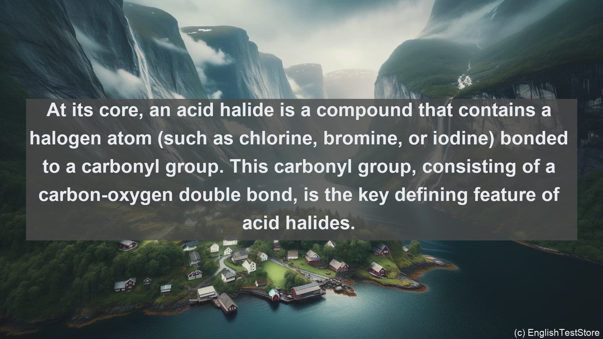 'Video thumbnail for Acid halides in science  definition and examples'