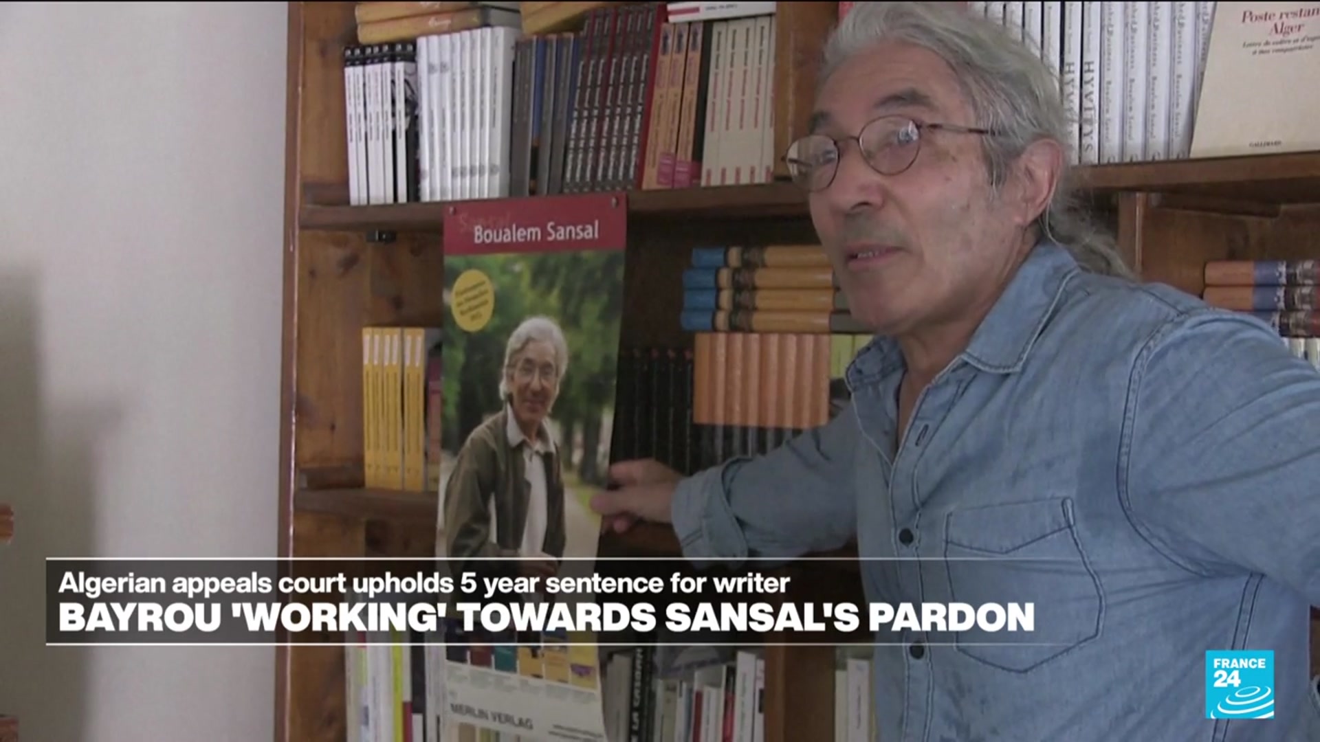 'Video thumbnail for 'Horrific': Ailing author Sansal 'caught up' in ever-escalating Franco-Algerian diplomatic fallout'