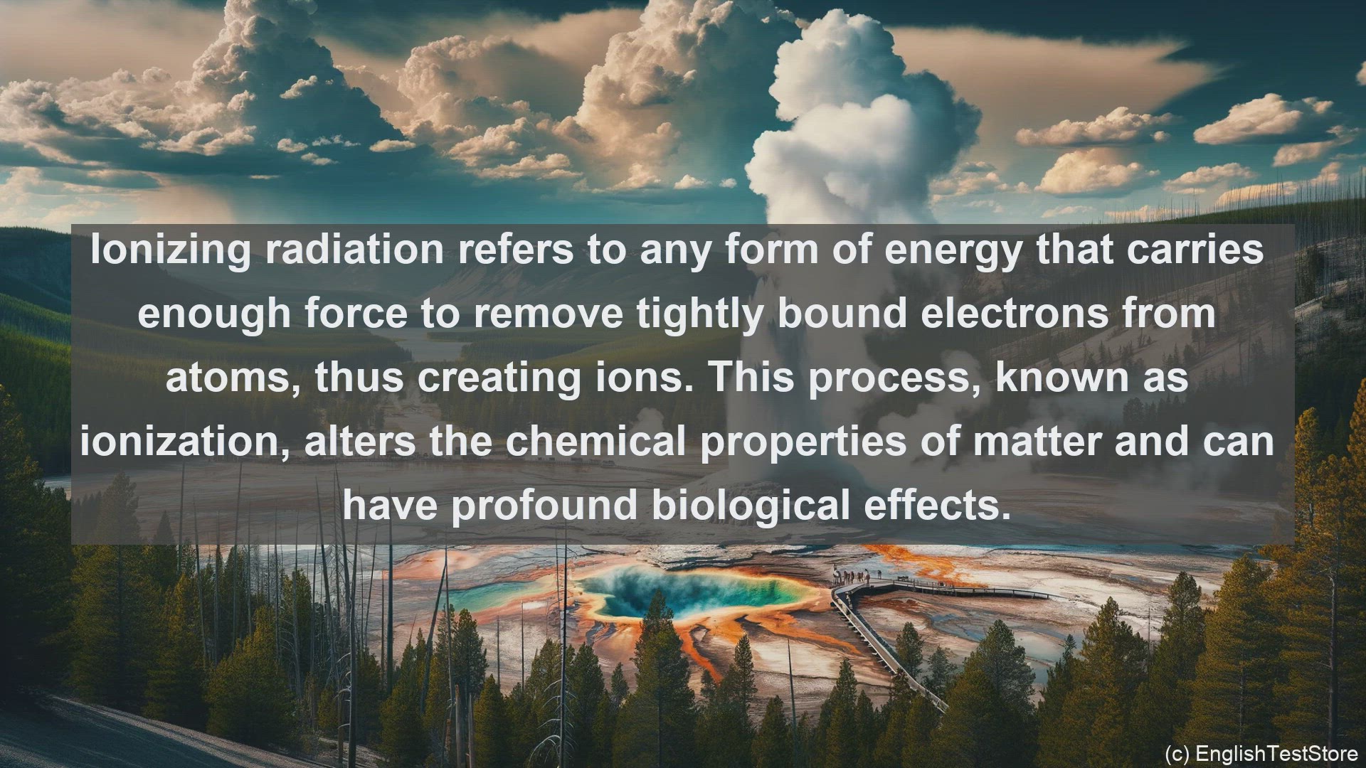 'Video thumbnail for Ionizing radiation in science  definition and examples'