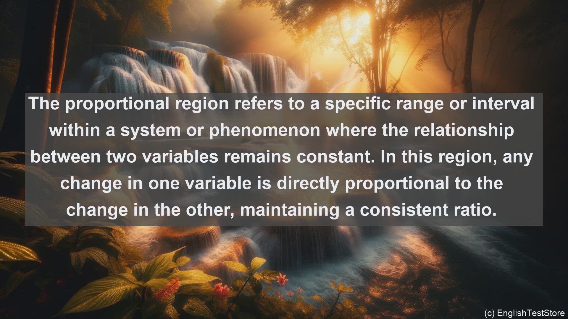 'Video thumbnail for Proportional region in science  definition and examples'