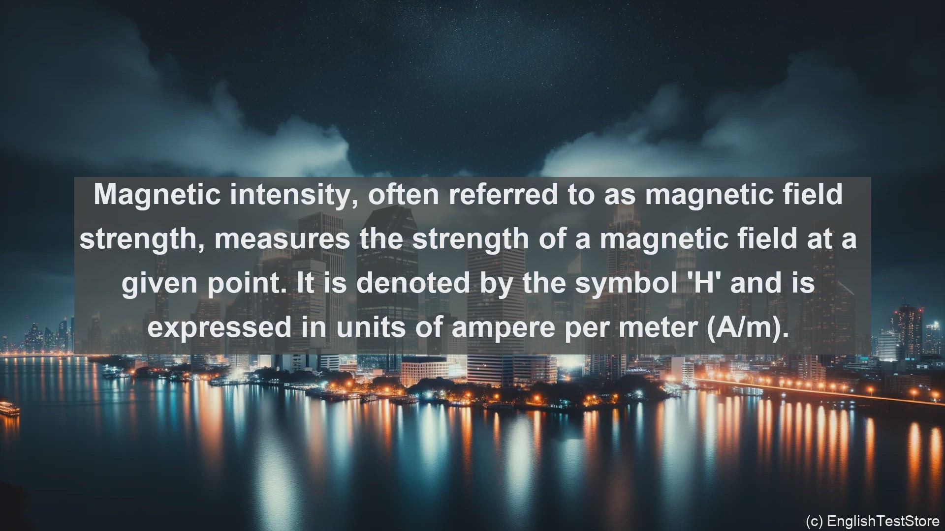 'Video thumbnail for Magnetic intensity in science  definition and examples'