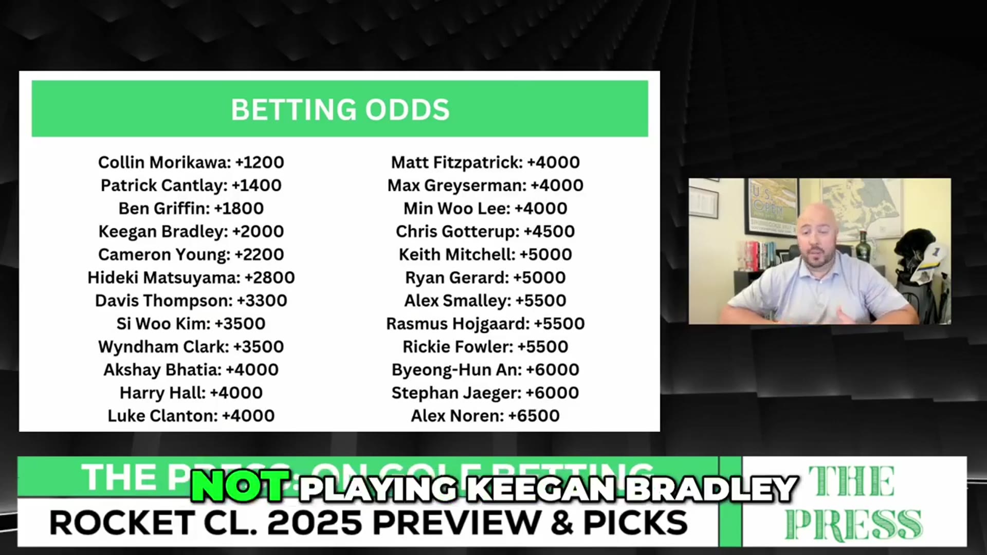 'Video thumbnail for Best bets and DFS picks for the Rocket Classic'