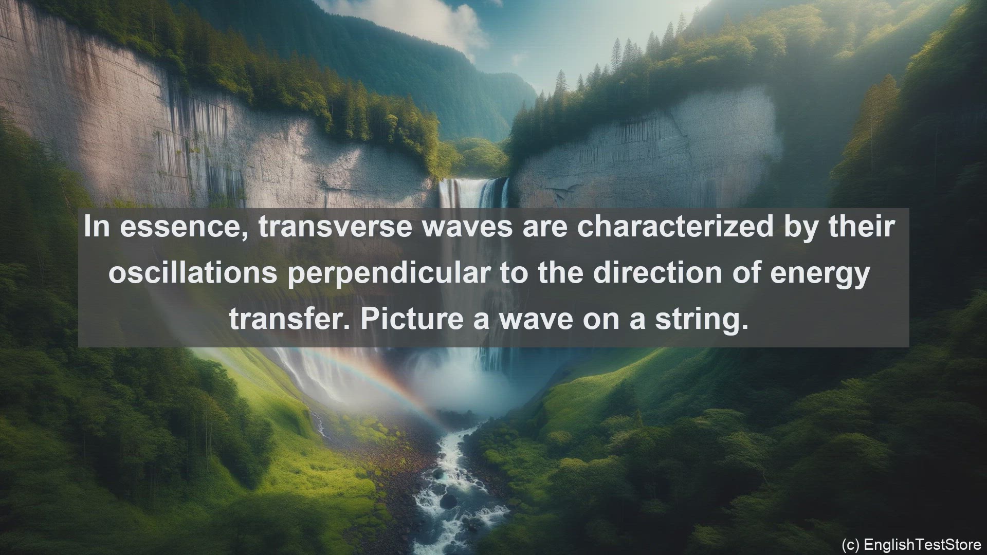 'Video thumbnail for Transverse wave in science  definition and examples'