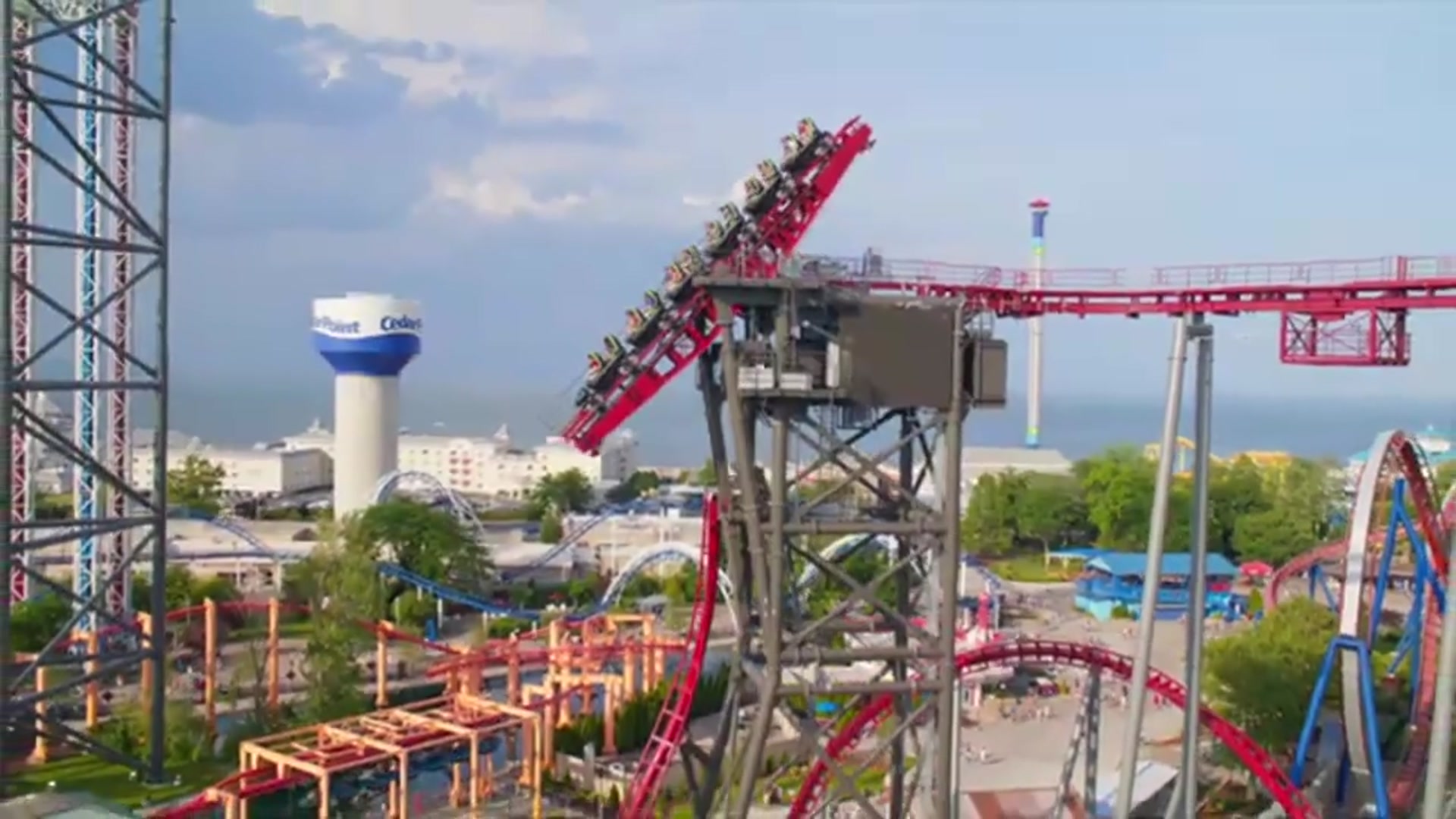 'Video thumbnail for Siren's Curse Ridercam and Review - New Roller Coaster at Cedar Point'