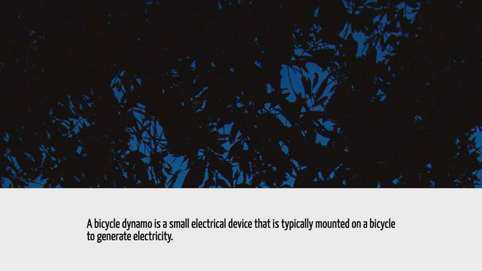 Video thumbnail for What Type Of Device Is A Bicycle Dynamo