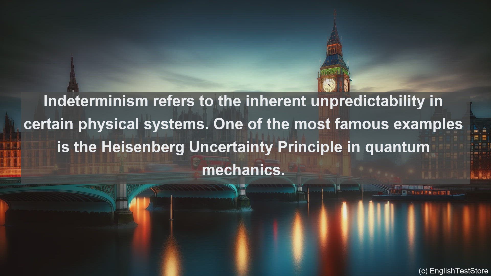 'Video thumbnail for Principle of indeterminism in science  definition and examples'