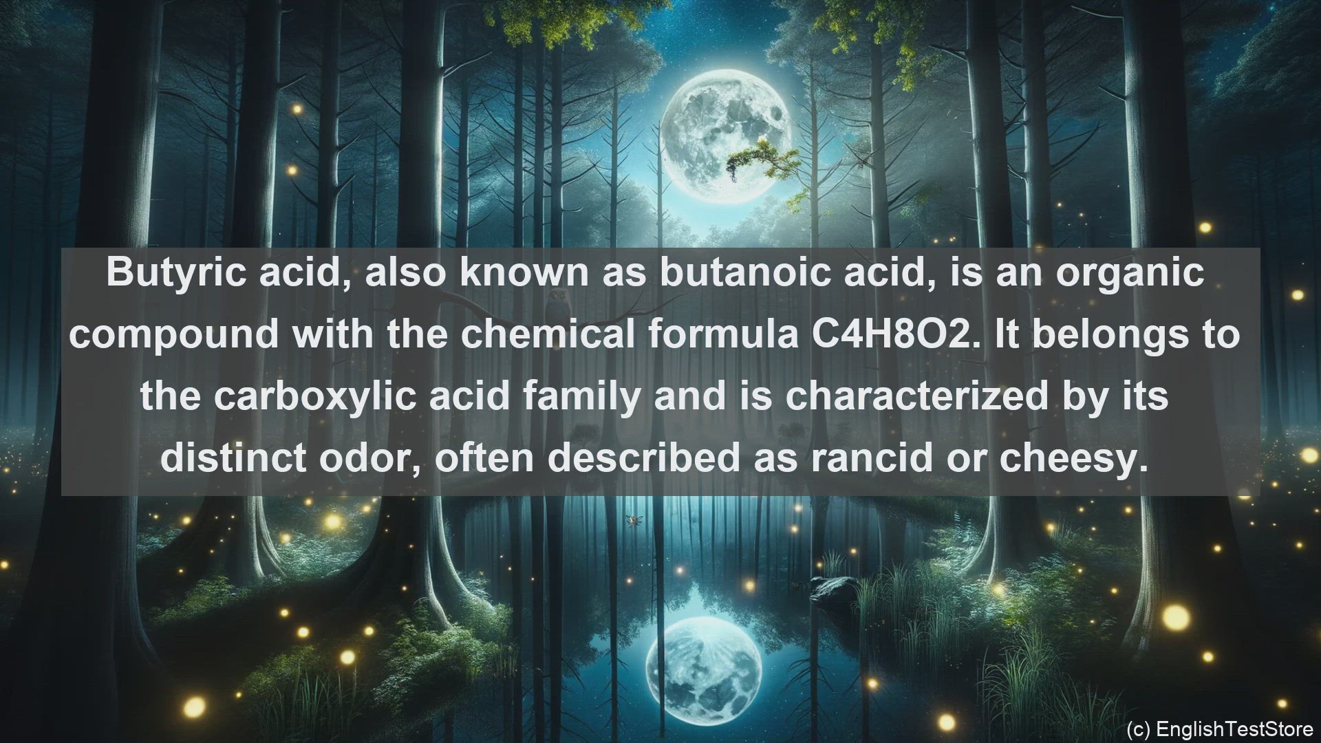 'Video thumbnail for Butyric acid in science  definition and examples'