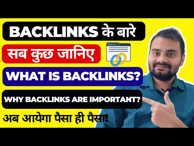 Video thumbnail for What Is Backlinks? | Why Backlinks Are Important | How To Create High Quality Backlinks In 2024