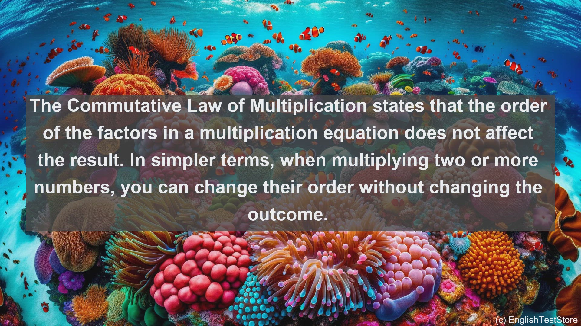 'Video thumbnail for Commutative law of multiplication in science  definition and examples'