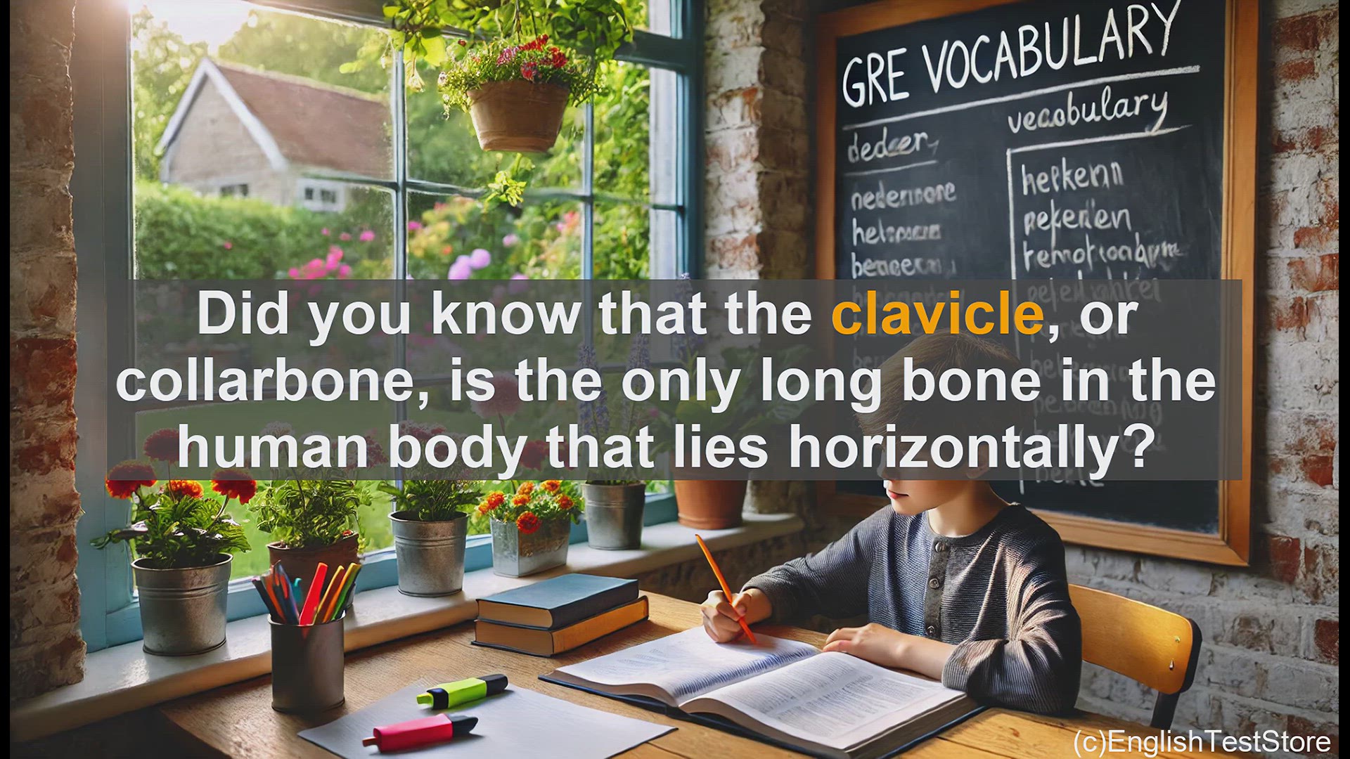 'Video thumbnail for GRE Vocabulary Lesson: The Fascinating Collarbone - Exploring the Clavicle'