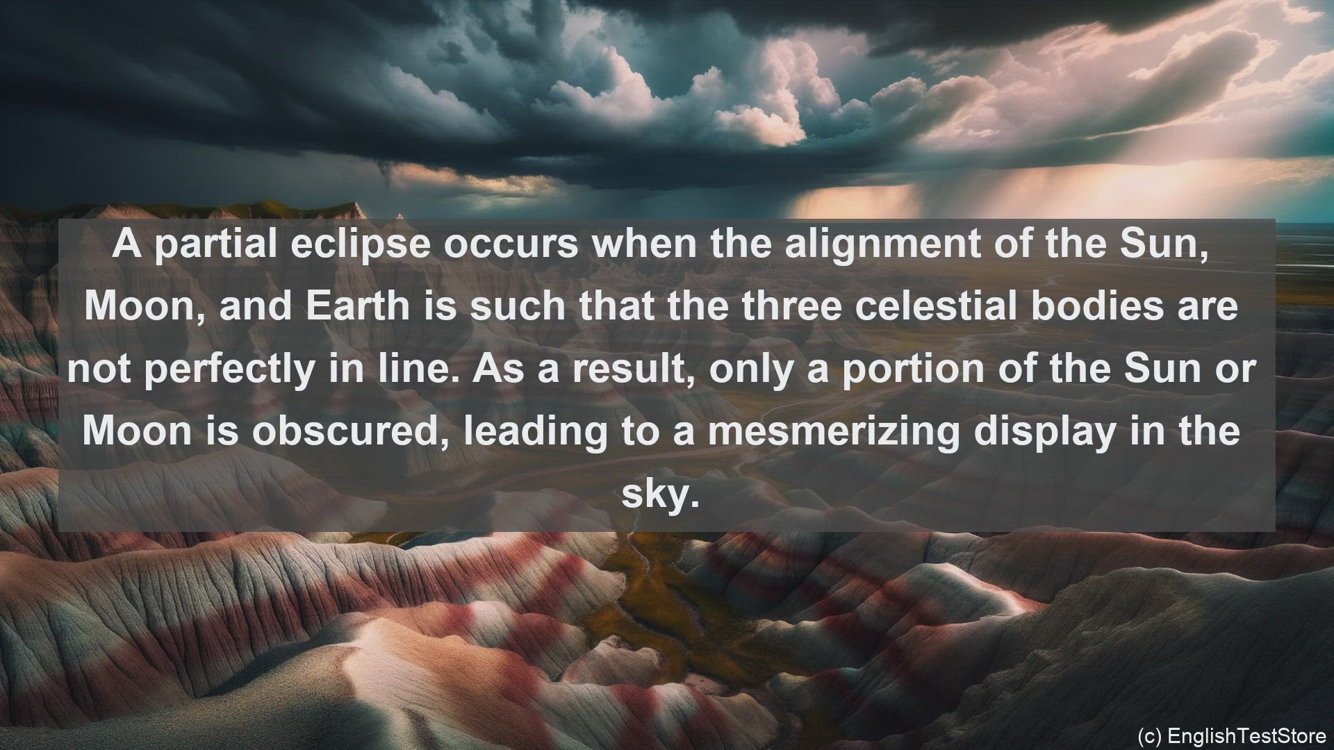 'Video thumbnail for Partial eclipse in science  definition and examples'