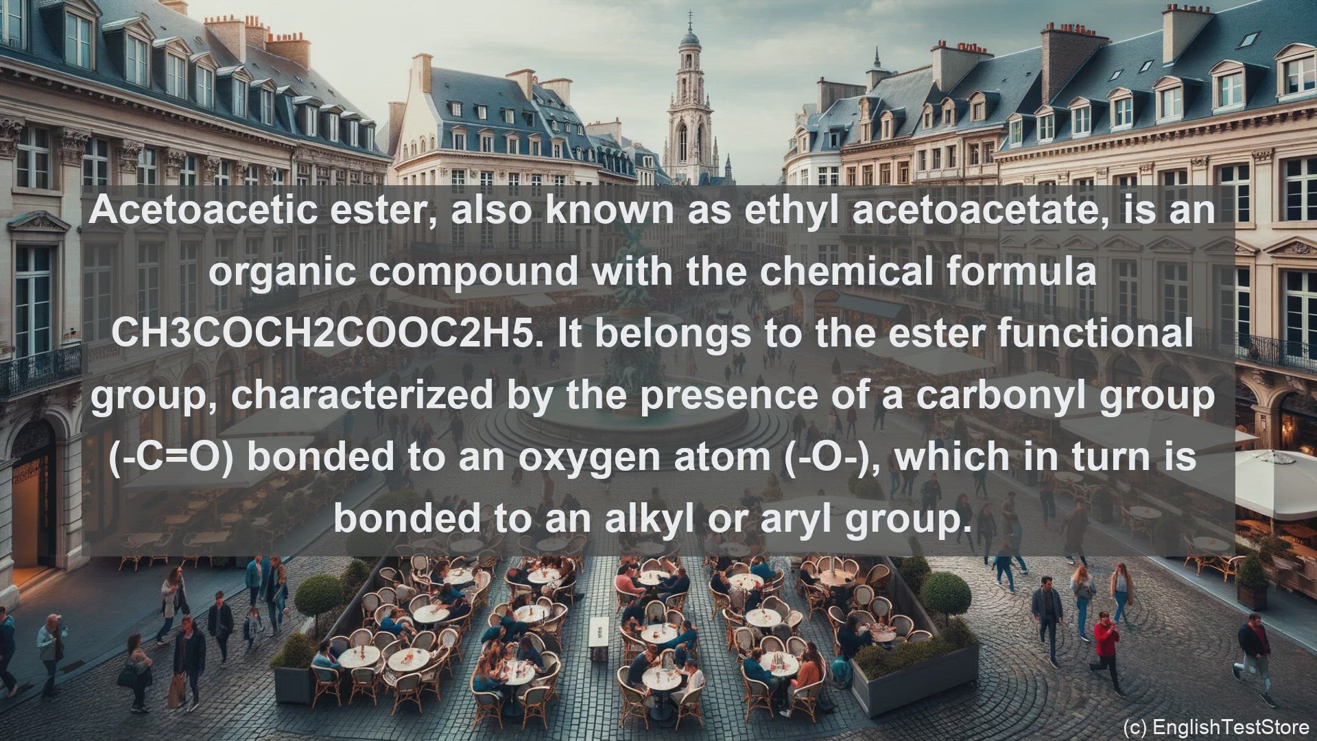 'Video thumbnail for Acetoacetic ester in science  definition and examples'