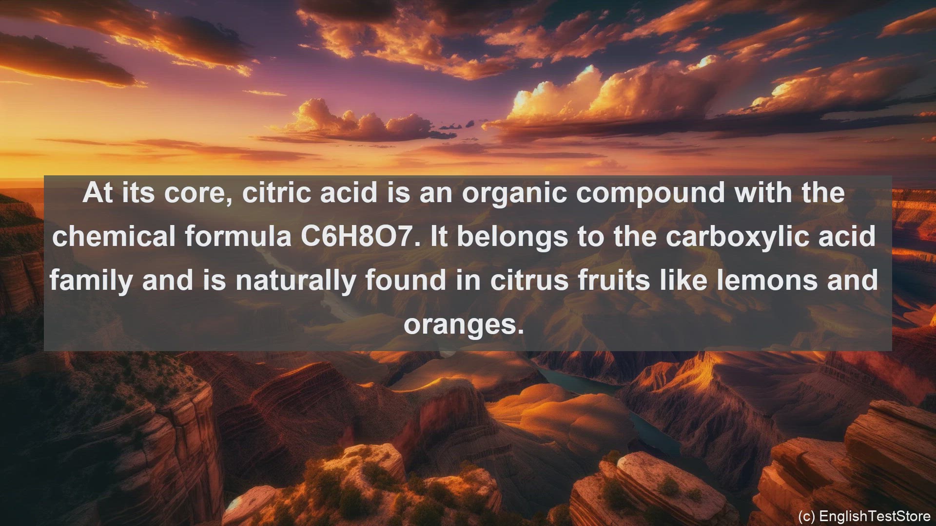 'Video thumbnail for Citric acid in science  definition and examples'