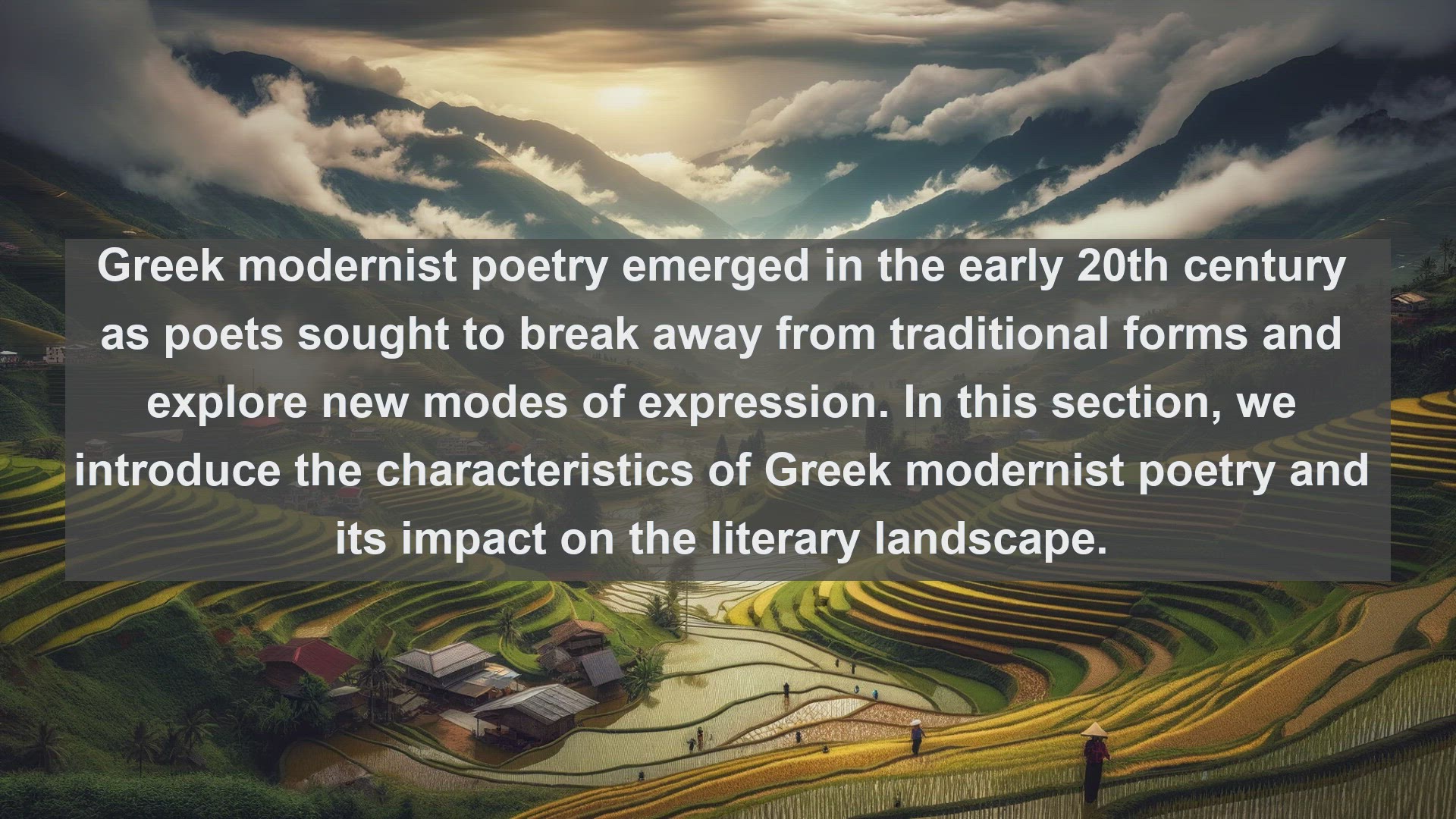 'Video thumbnail for Top 10 Greek Modernist Poems'