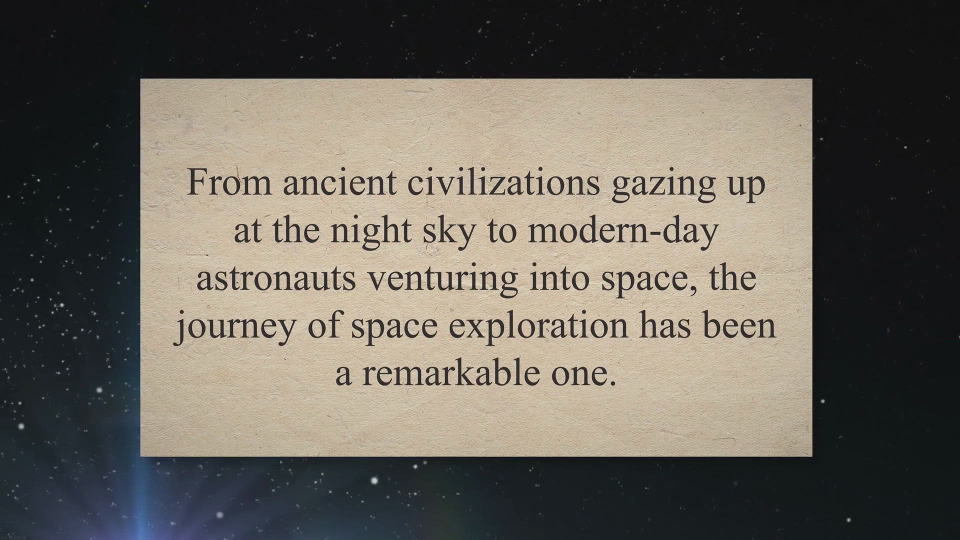 'Video thumbnail for Unveiling the Cosmos: From Past Pioneers to Future Frontiers - A Journey through Space Exploration, Technologies, and Discoveries'