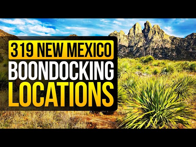 Video thumbnail for 319 Remote Campsites in New Mexico For the Off-Grid RV Life