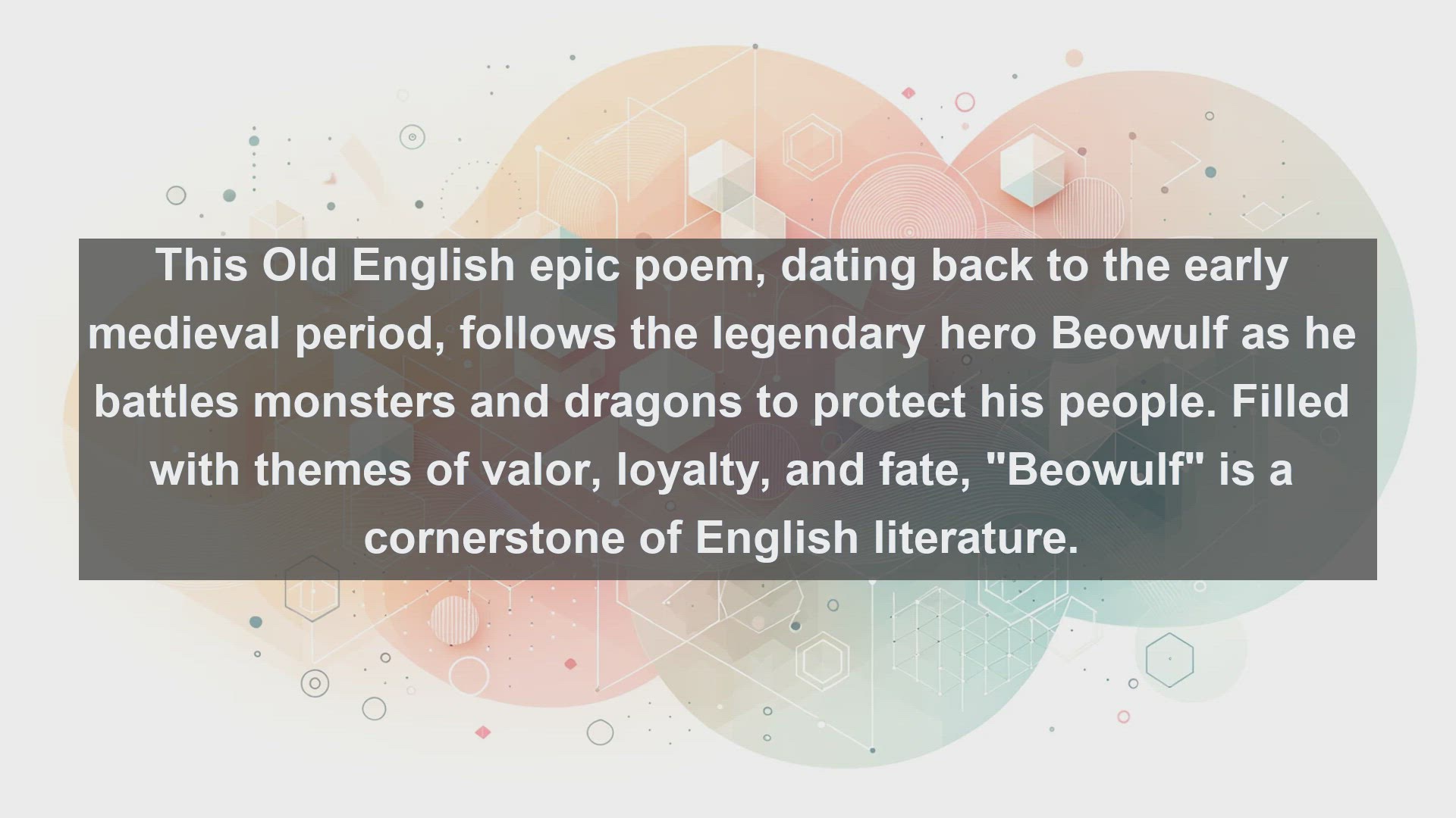 'Video thumbnail for Top 10 English Epic Poems'