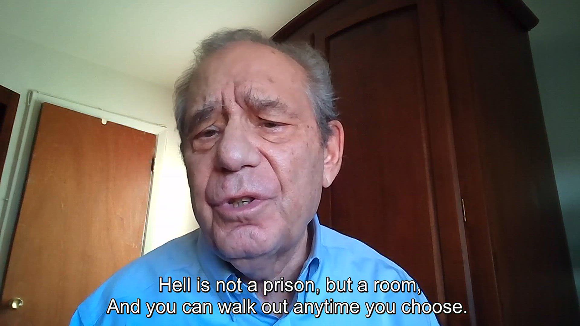 video of: Hell Is Not a Prison, but a Room