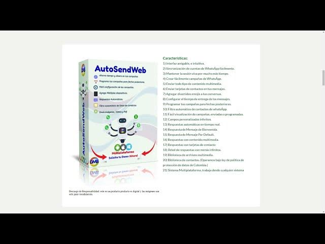 'Video thumbnail for Auto Send Web - #AutoSendWeb - AutoSendWeb - AutoSend - Gestor de Comunicaciones para Whatsapp'