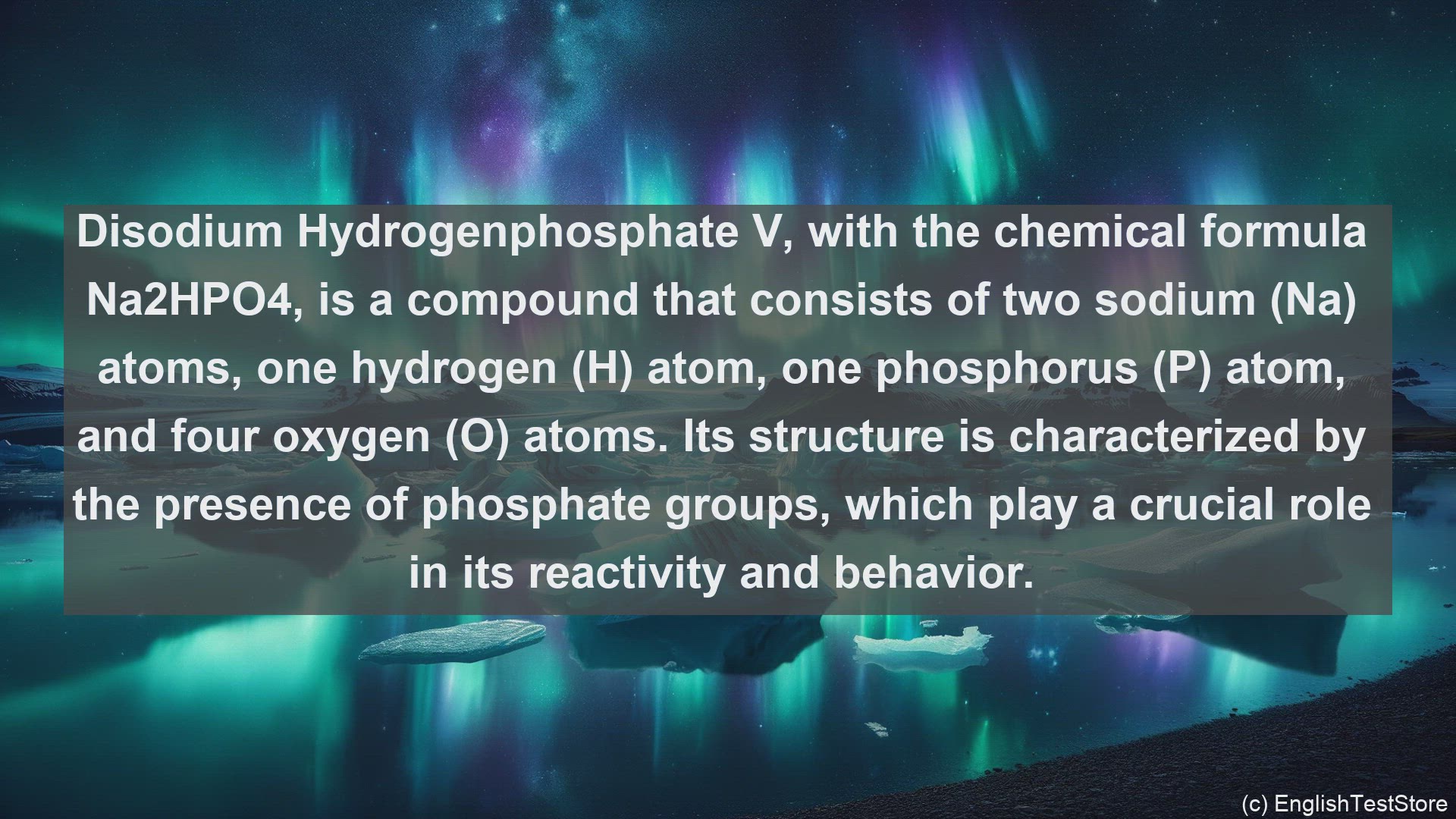 'Video thumbnail for Disodium hydrogenphosphate v in science  definition and examples'
