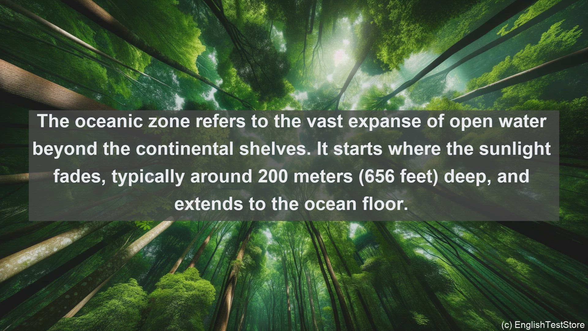 'Video thumbnail for Oceanic zone in science  definition and examples'