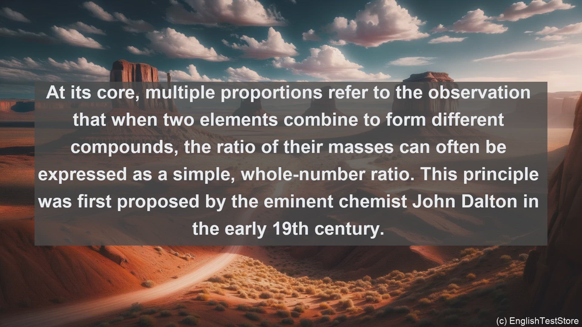 'Video thumbnail for Multiple proportions in science  definition and examples'