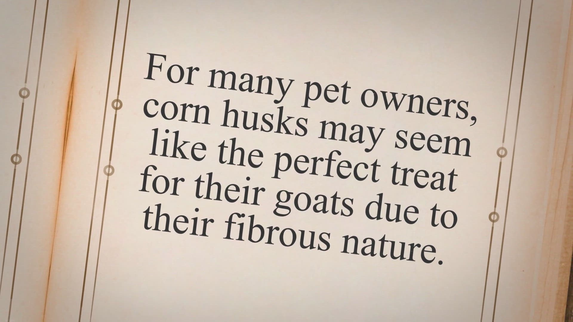 Video thumbnail for Can Goats Eat Corn Husks