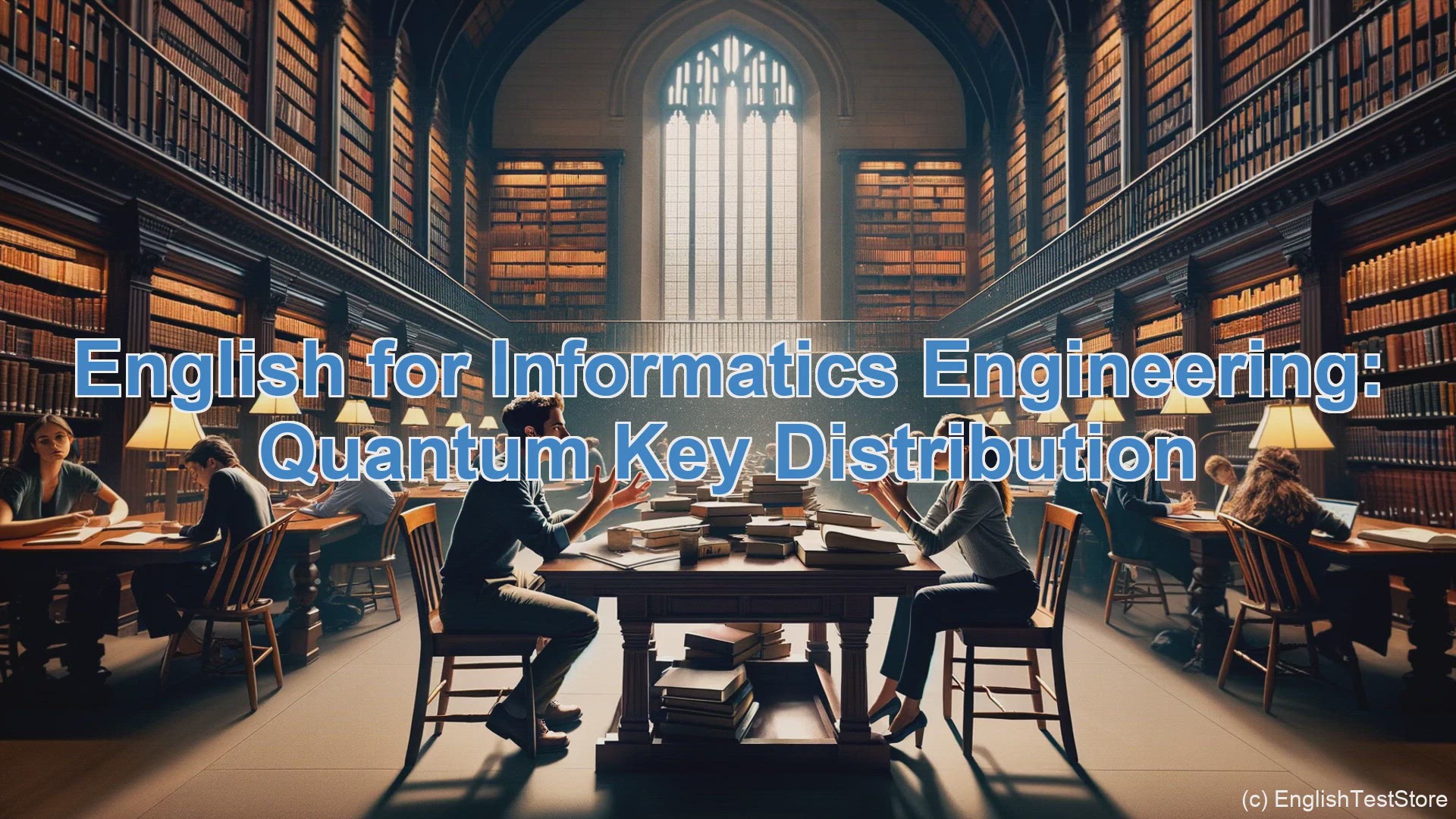 'Video thumbnail for English Conversation for Informatics Engineering: Quantum Key Distribution'