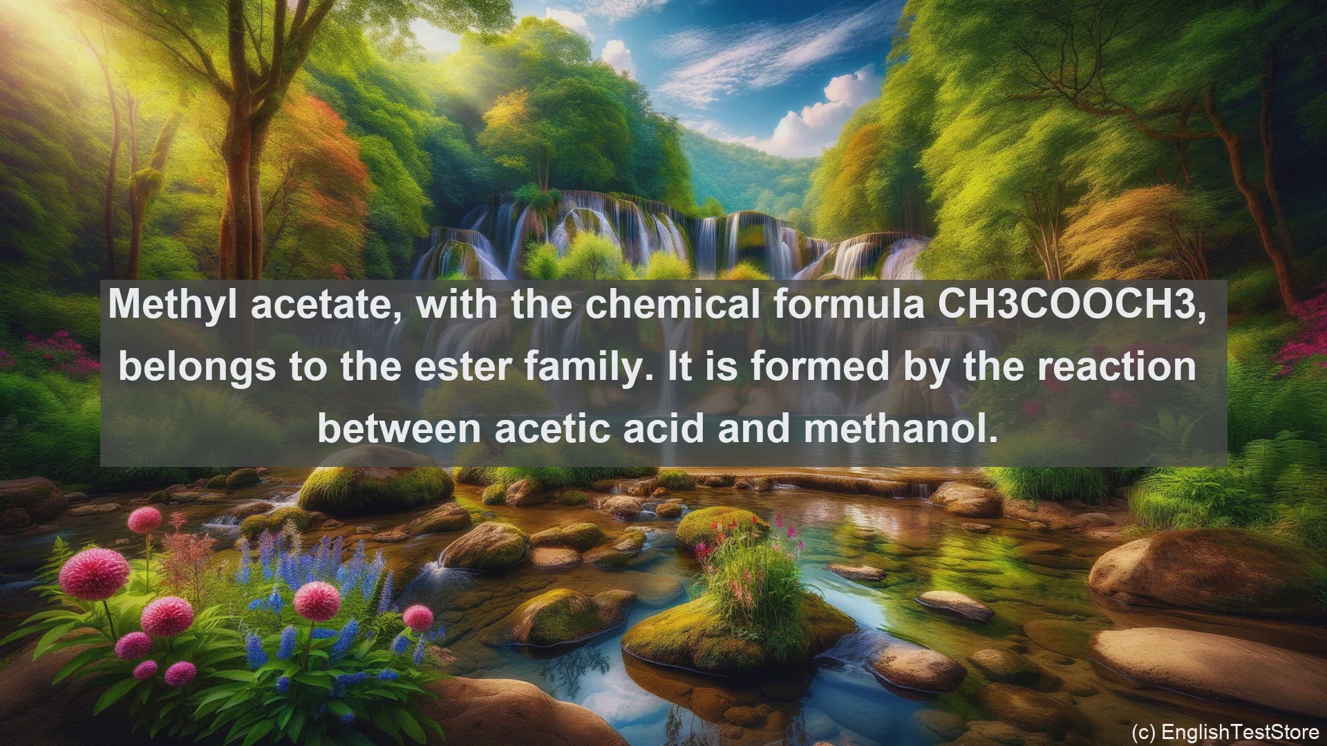 'Video thumbnail for Methyl acetate in science  definition and examples'