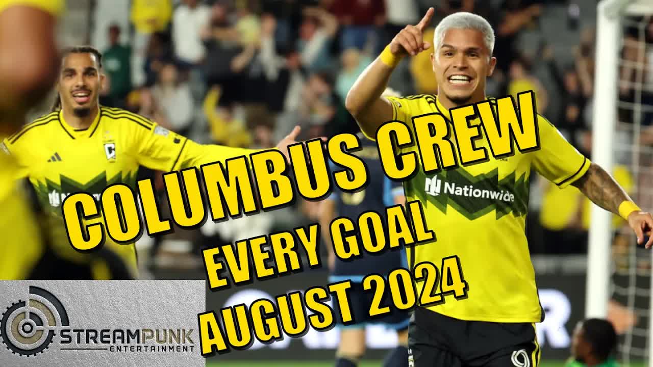 'Video thumbnail for stream punk soccer: columbus crew august 2024 goals: leagues cup & mls highlights'