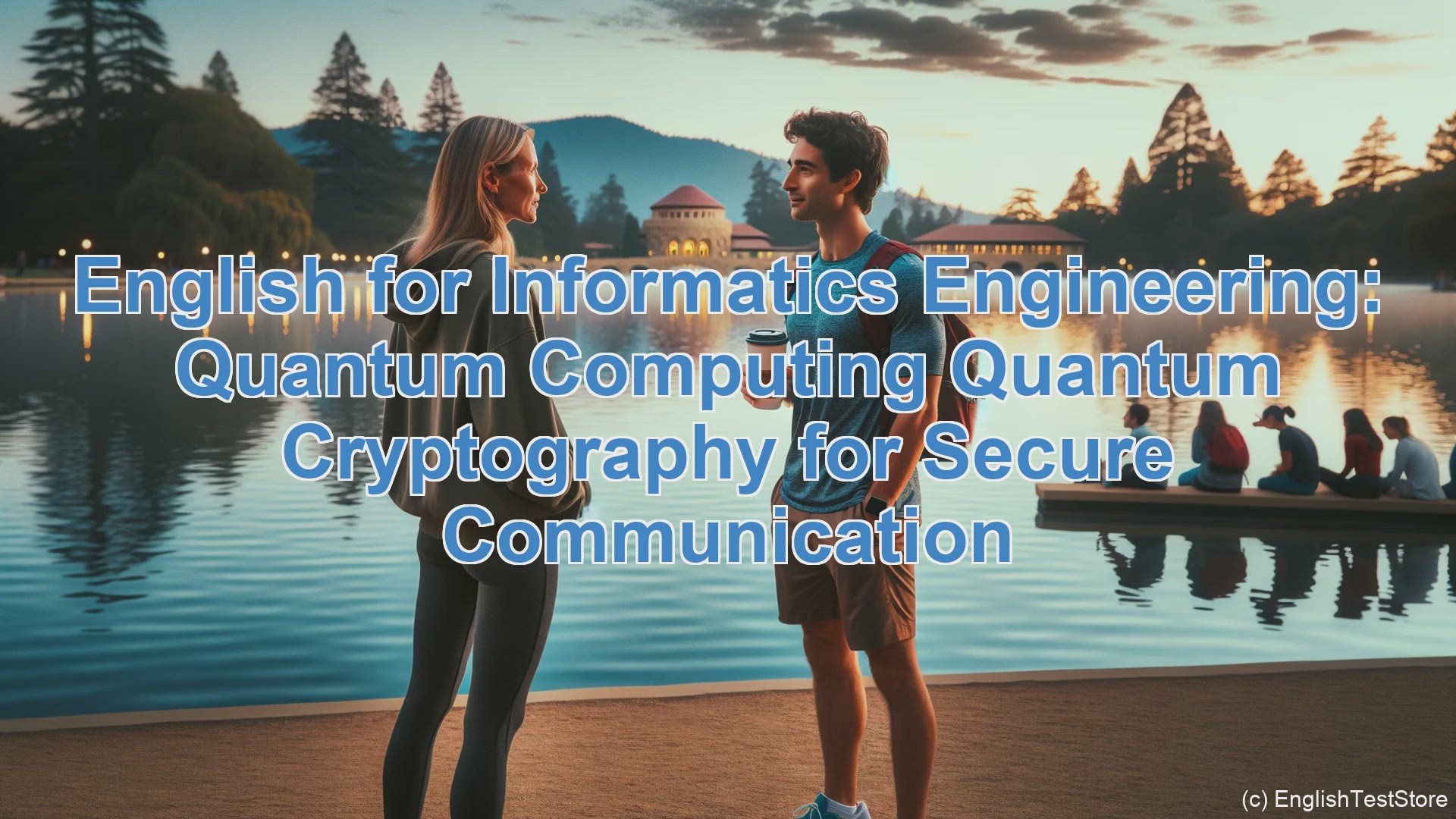 'Video thumbnail for English Conversation for Informatics Engineering: Quantum Computing Quantum Cryptography for Secure Communication'