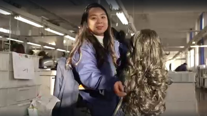 'Video thumbnail for Chinese city of Xuchang is world's biggest producer of wigs'