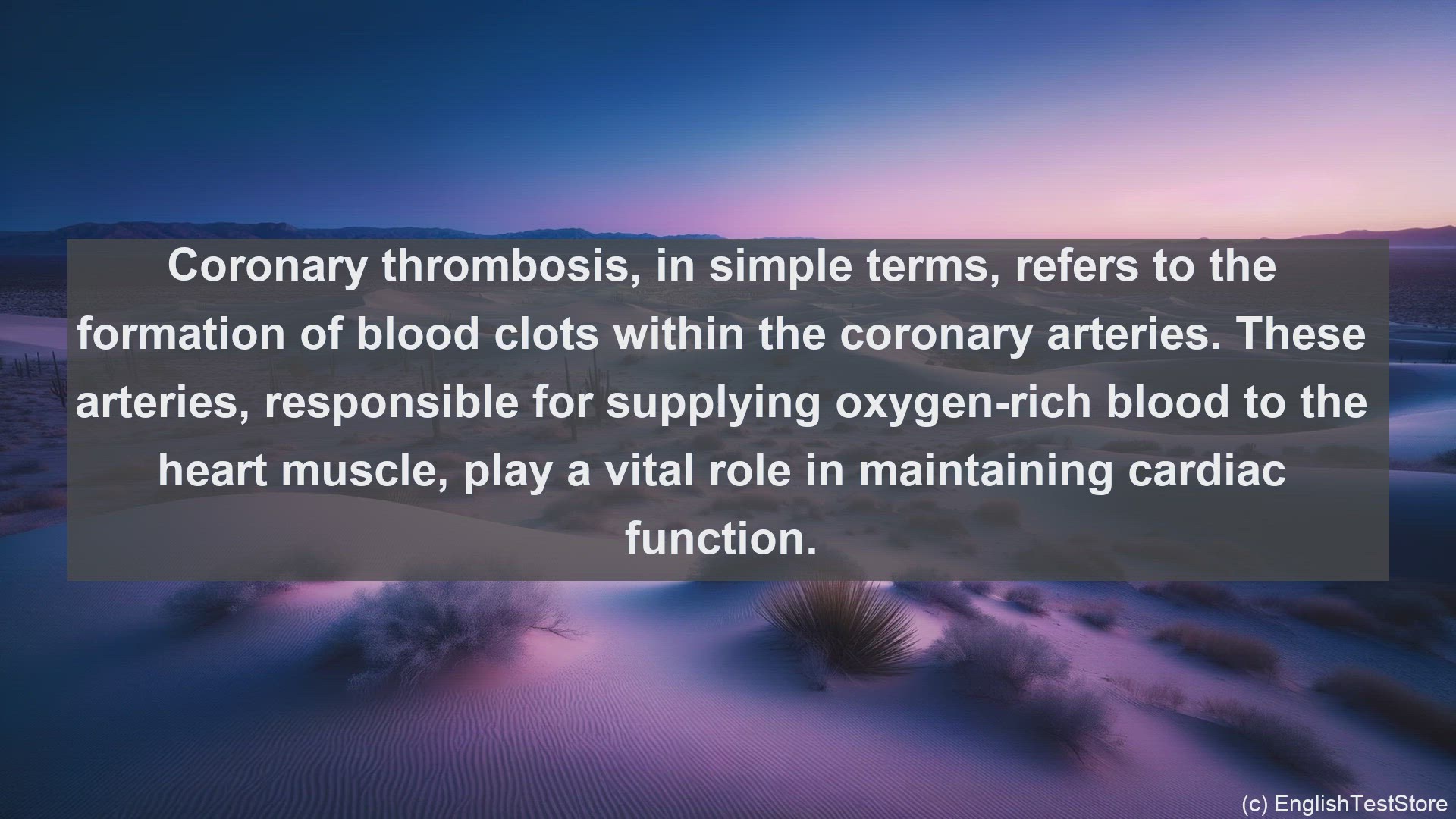 'Video thumbnail for Coronary thrombosis in science  definition and examples'
