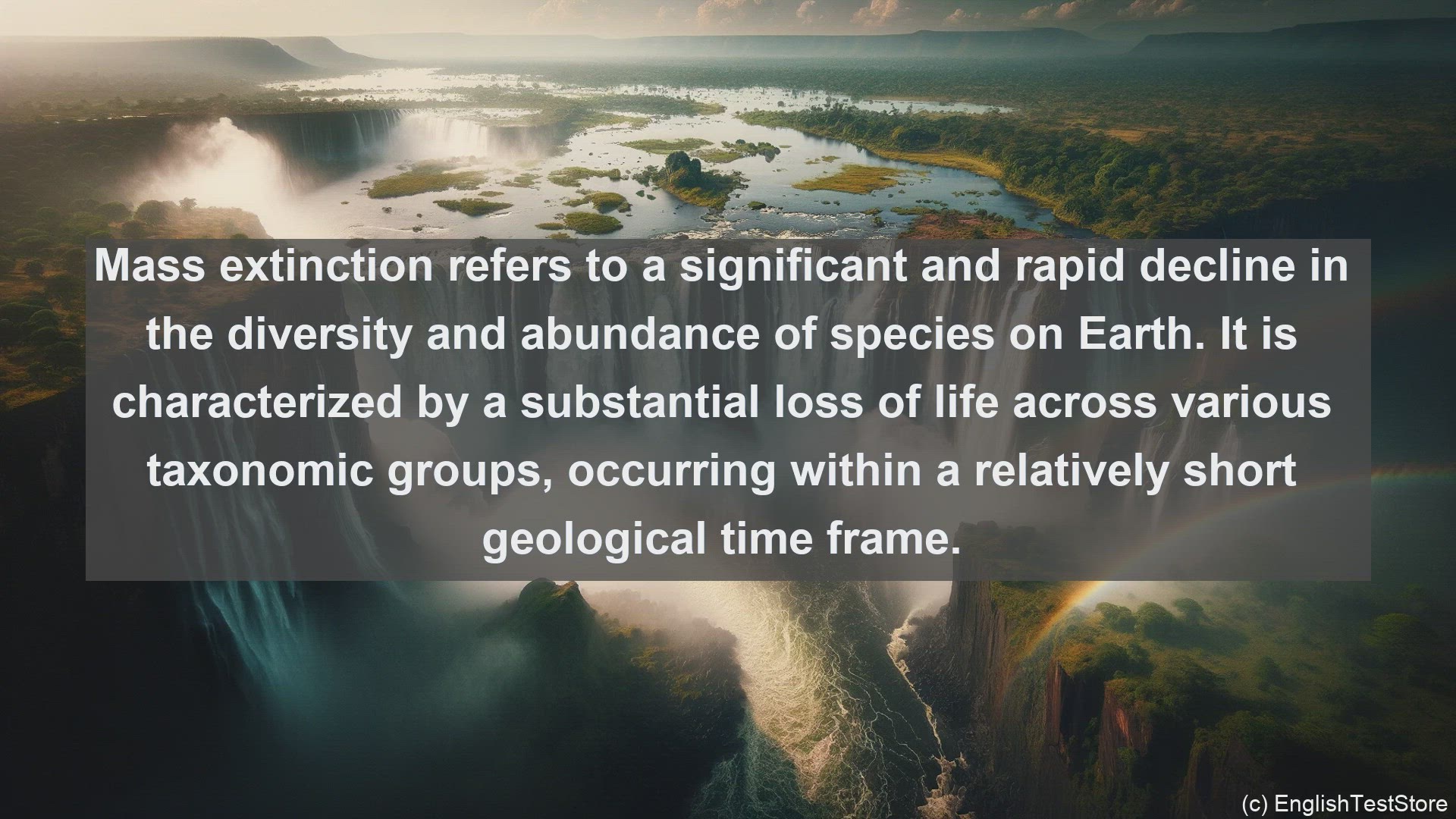 'Video thumbnail for Mass extinction in science  definition and examples'