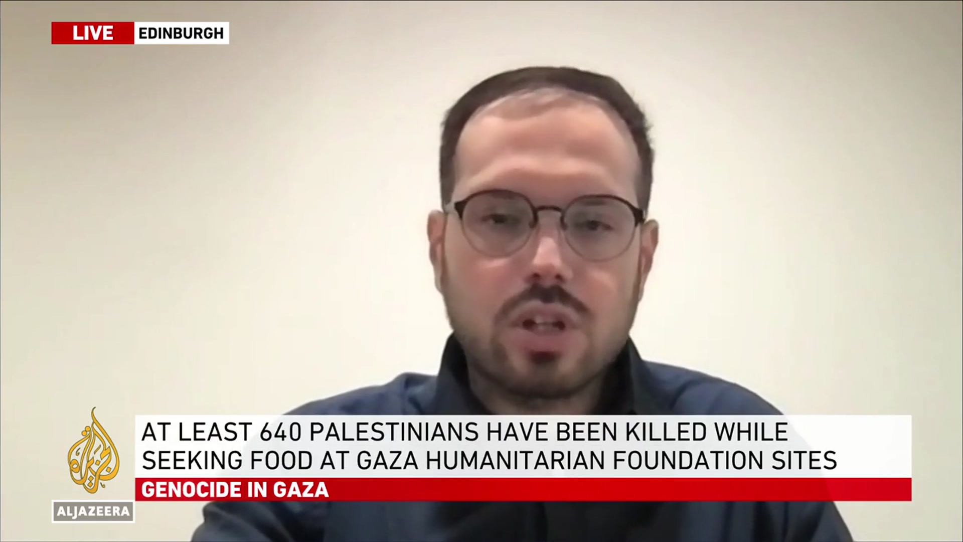 'Video thumbnail for Aid distribution in Gaza used as a ‘tool of genocide’'