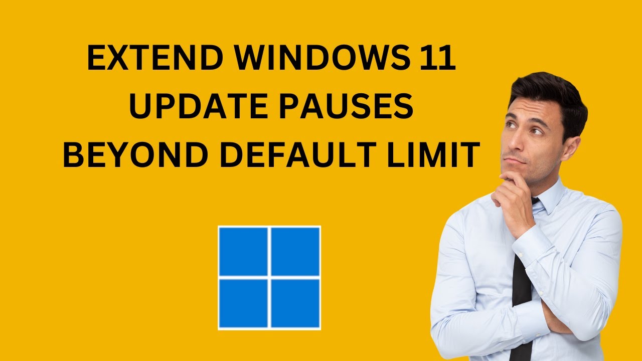 'Video thumbnail for How to Extend Windows 11 Update Pauses Beyond the Default Limit | GearUpWindows'