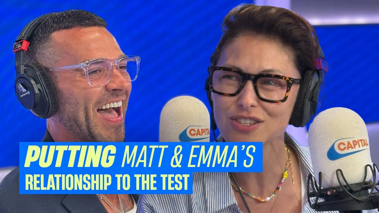 Video thumbnail for Matt and Emma Willis’ relationship gets put under scrutiny in ‘Love Is Blind’ interview! | Capital