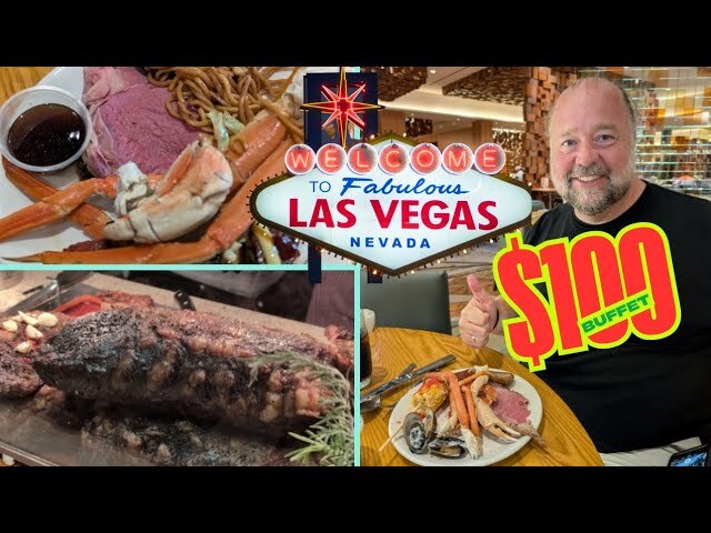 Video thumbnail for BIGGEST Buffet in Las Vegas? Bacchanal at Caesars Palace Food Tour